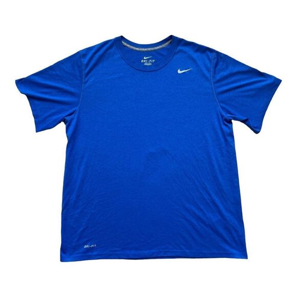Nike Men’s Dri-Fit Royal Blue Short Sleeve Training Tee | XL - Picture 2 of 6